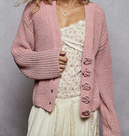 POL "Cute as My Buttons" Cardigan