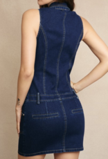 Le Lis "Groovy Baby" Denim Dress