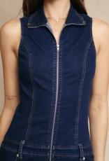 Le Lis "Groovy Baby" Denim Dress