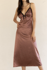 Storia "Pink Slip" Midi Dress