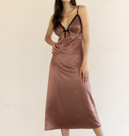 Storia "Pink Slip" Midi Dress