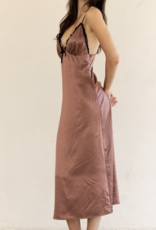 Storia "Pink Slip" Midi Dress