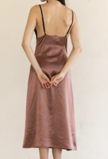 Storia "Pink Slip" Midi Dress