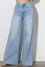 Vibrant "It's in the Jeans" High Rise Extra Wide Leg Jeans