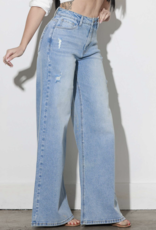 Vibrant "It's in the Jeans" High Rise Extra Wide Leg Jeans