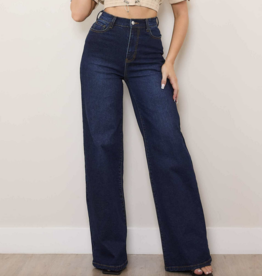 Vibrant "Wide Wide West" Wide Leg with Comfort Stretch Jeans