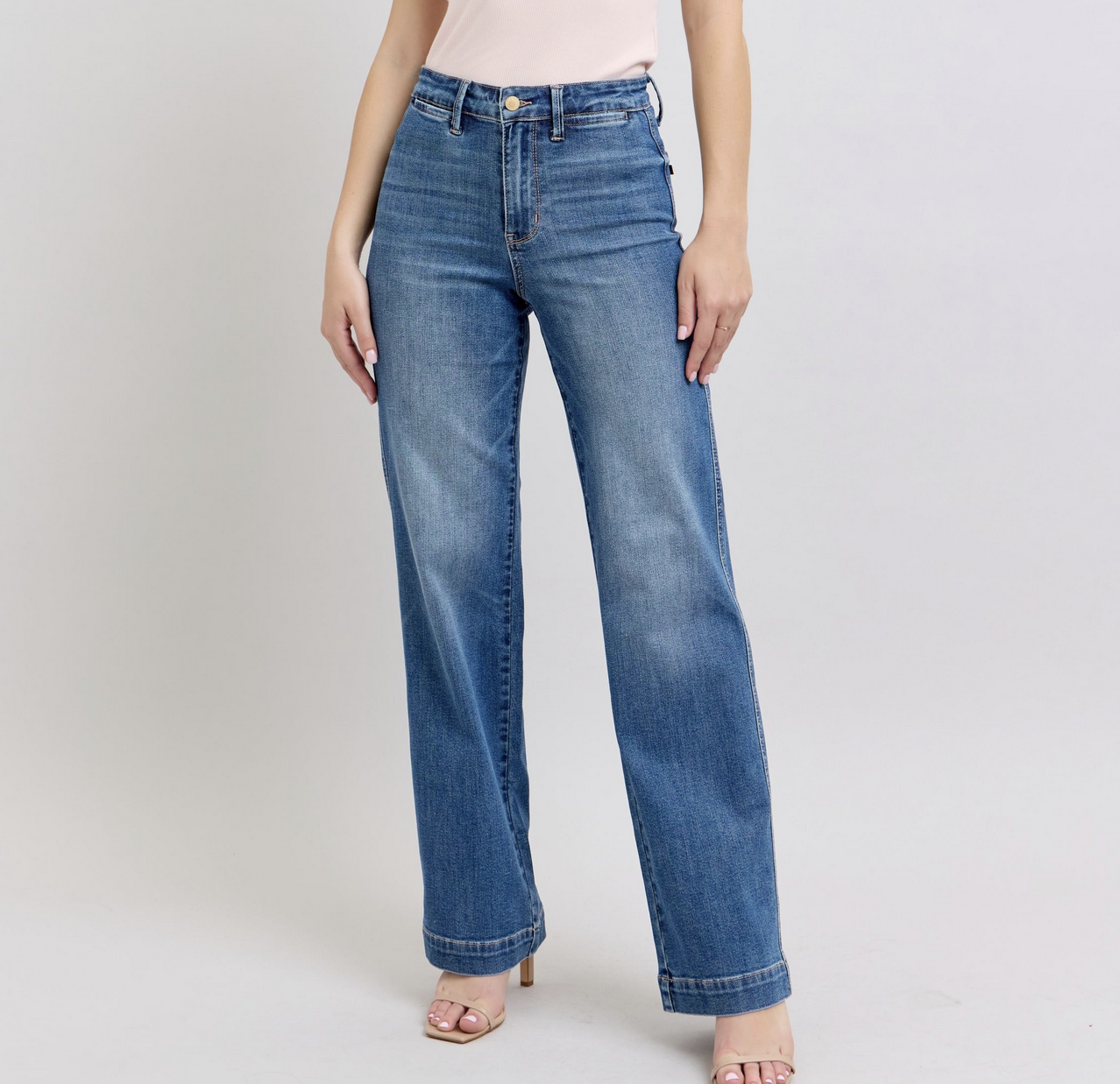 Judy Blue "Such a Jeanius" High Waist Straight Jeans