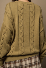 Le Lis "I Just Got Cable" Sweater