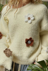 POL "Popping Up Like Daisies!" Mohair Sweater