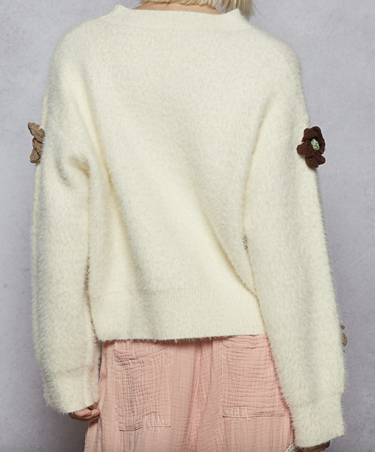 POL "Popping Up Like Daisies!" Mohair Sweater