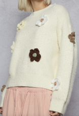 POL "Popping Up Like Daisies!" Mohair Sweater