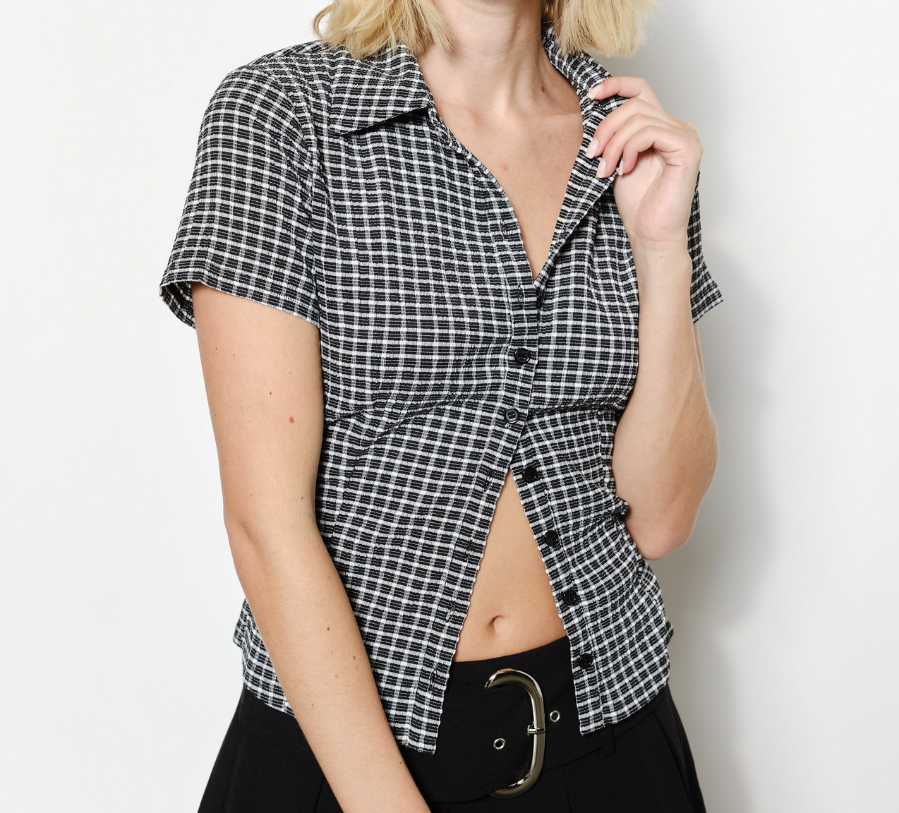 Pretty Garbage "Plaiding the Speech" Top