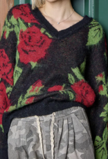 POL "Feeling Gene-rose" Mohair Sweater