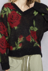 POL "Feeling Gene-rose" Mohair Sweater