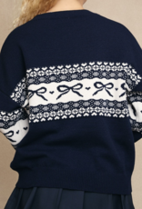 Le Lis "Meet My Bows" Sweater