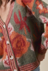 So Me "The Winter of Flower Discontent" Cardigan