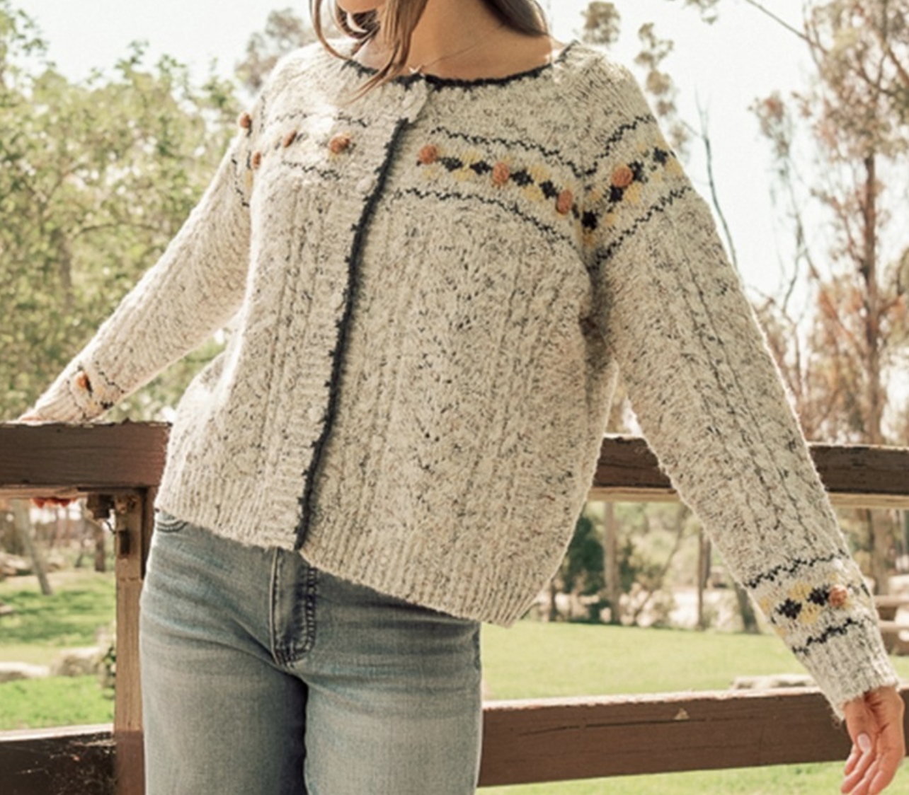 So Me "Seeing Sweater Days" Cardigan