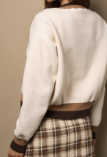 Le Lis "A Girl After My Two-Tone Heart" Cardigan