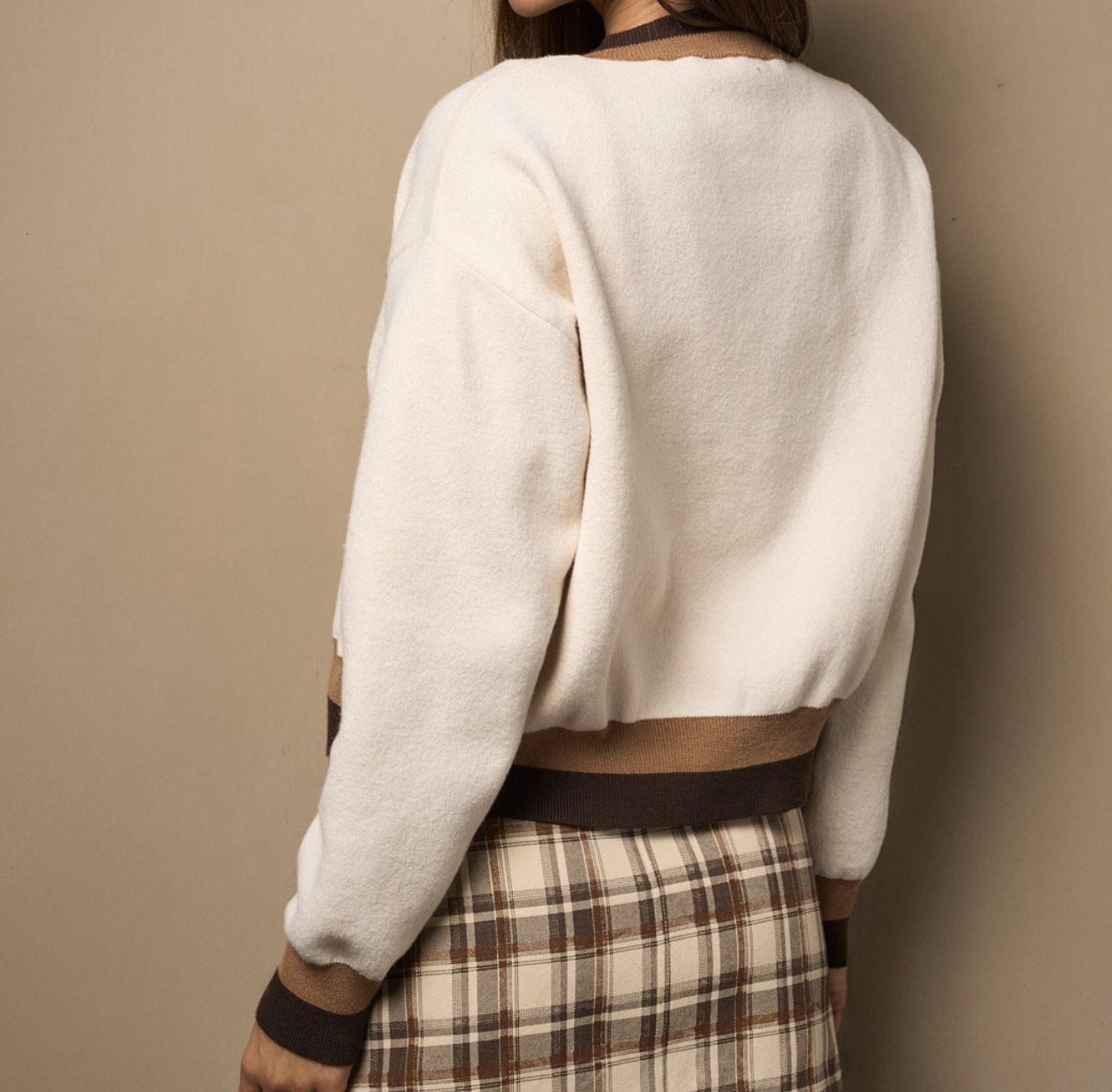 Le Lis "A Girl After My Two-Tone Heart" Cardigan