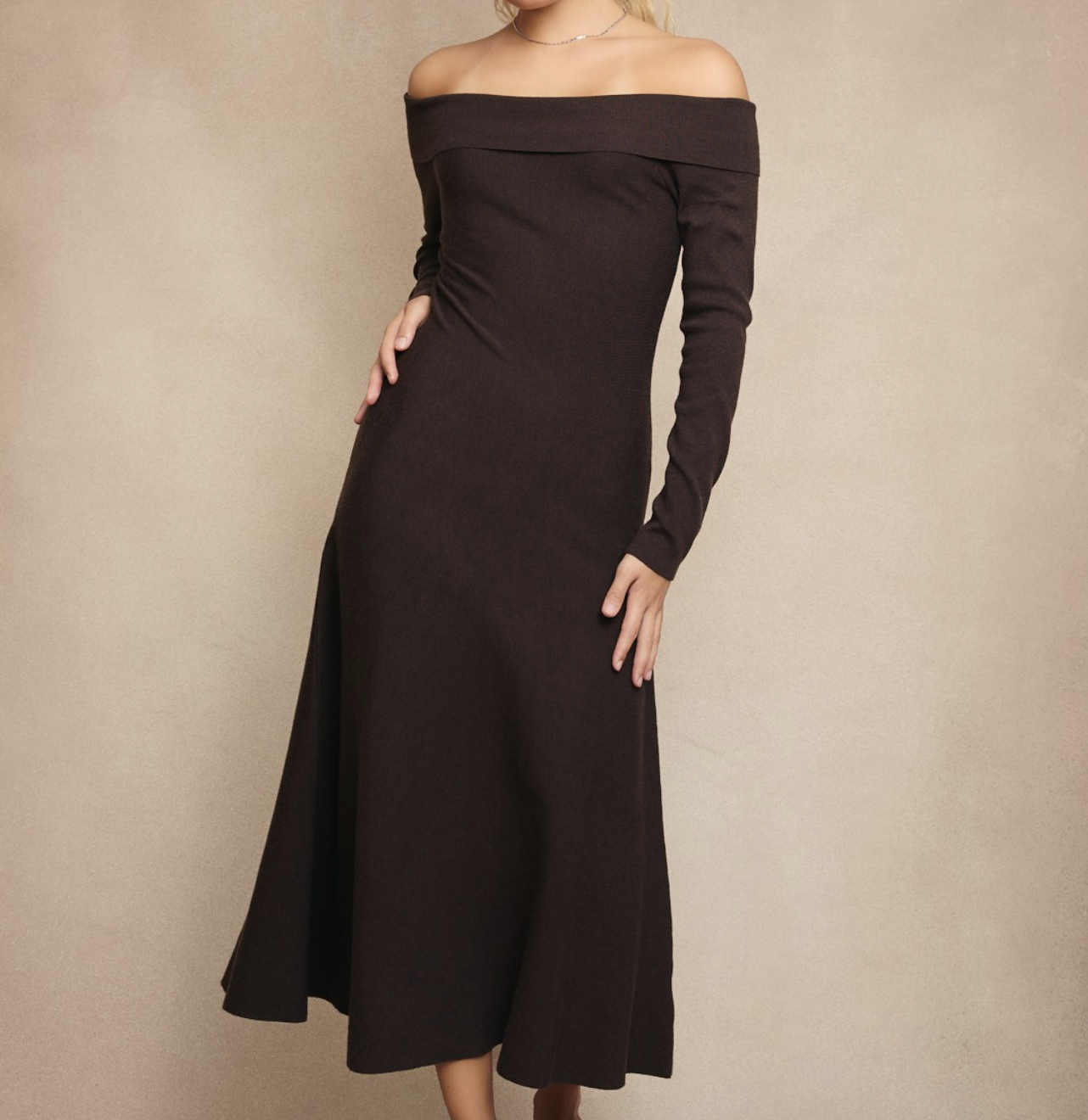 Le Lis "2 Shoulders To Cry On" Sweater Dress