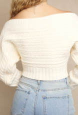 Le Lis "Your Decolletage Is Bewitching" Sweater