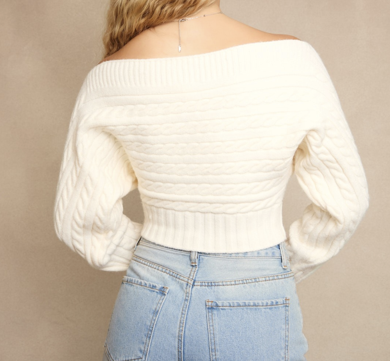 Le Lis "Your Decolletage Is Bewitching" Sweater