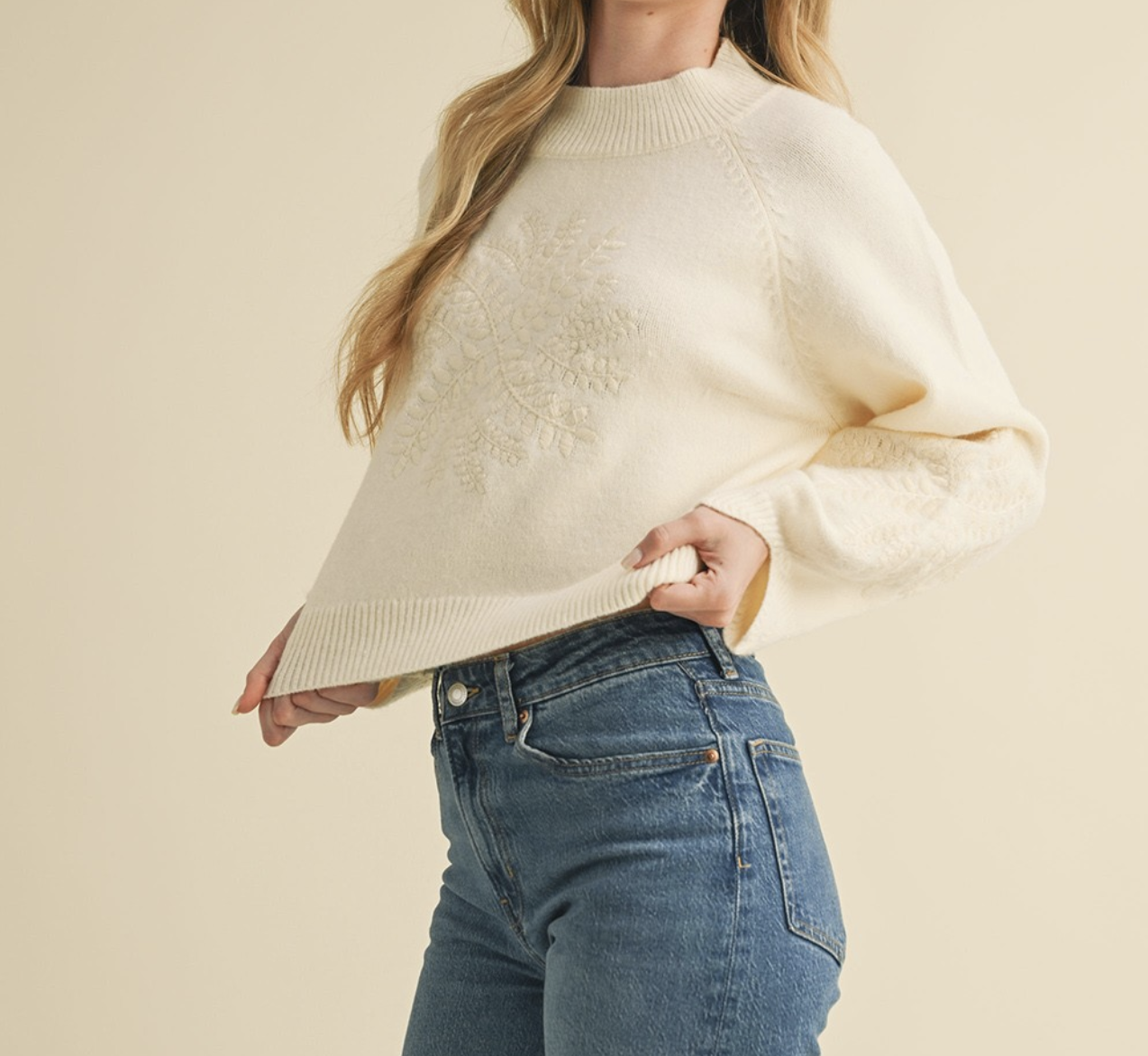 &Merci "Mock Up For Winter" Sweater