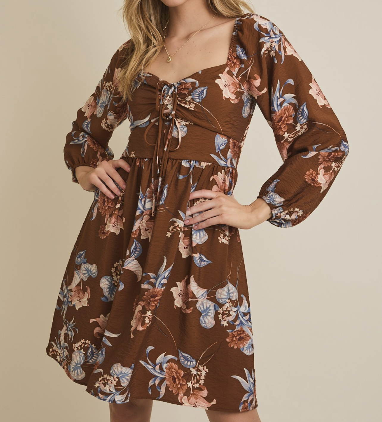 Gilli "Some Like Hot Chocolate" Mini Dress