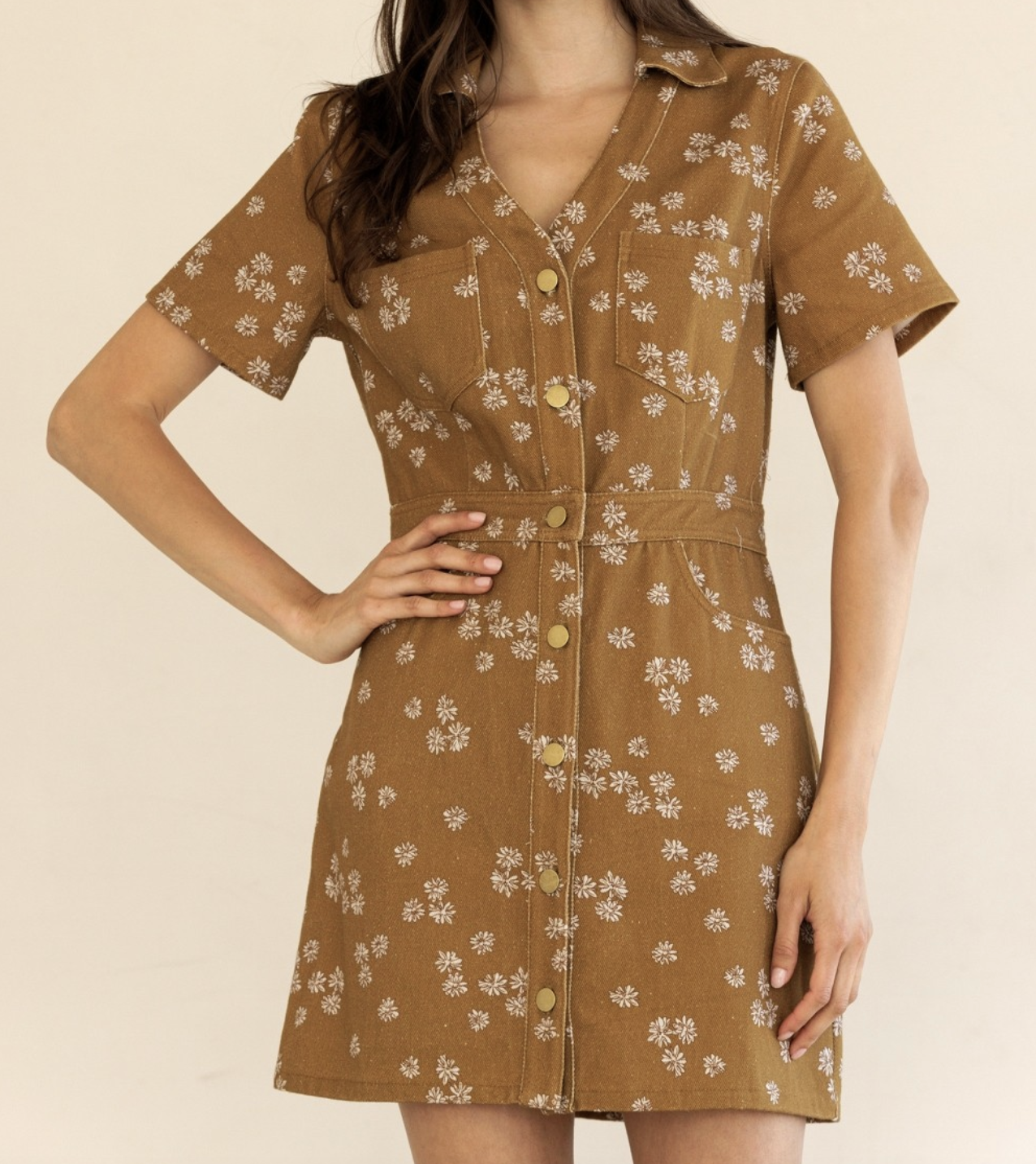 Storia "Pass the Mustard" Shirt Dress