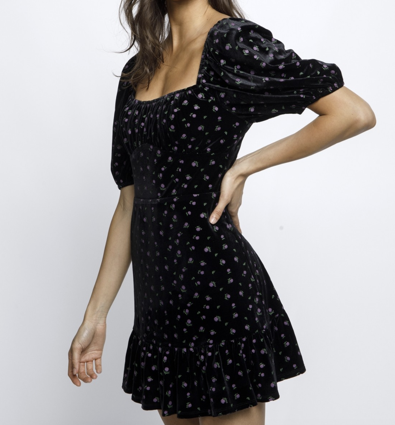 Storia "Smooth as Velvet" Mini Dress