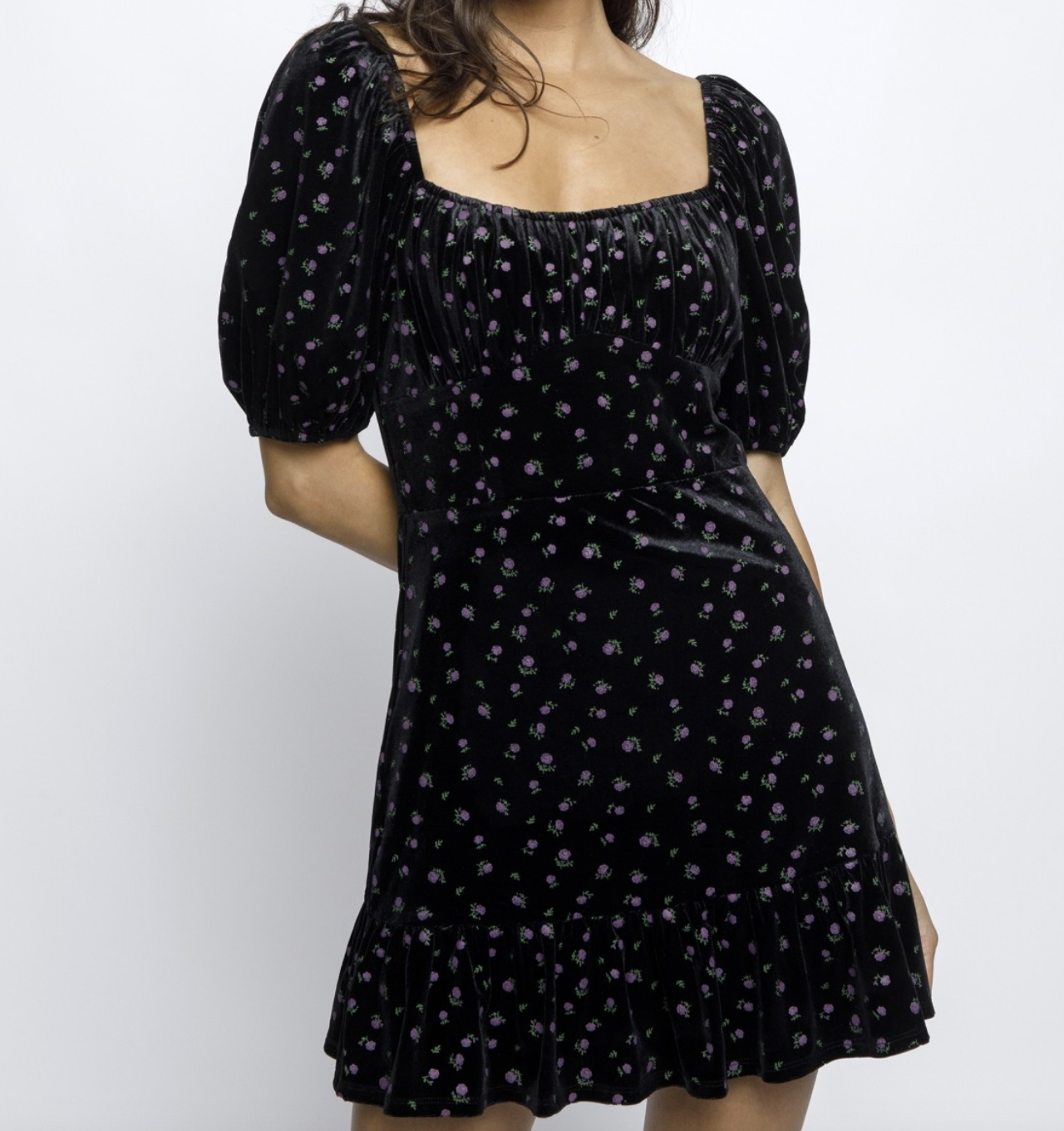 Storia "Smooth as Velvet" Mini Dress