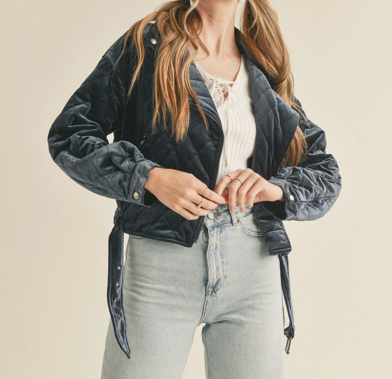 &Merci "Velvet Addiction" Moto Jacket