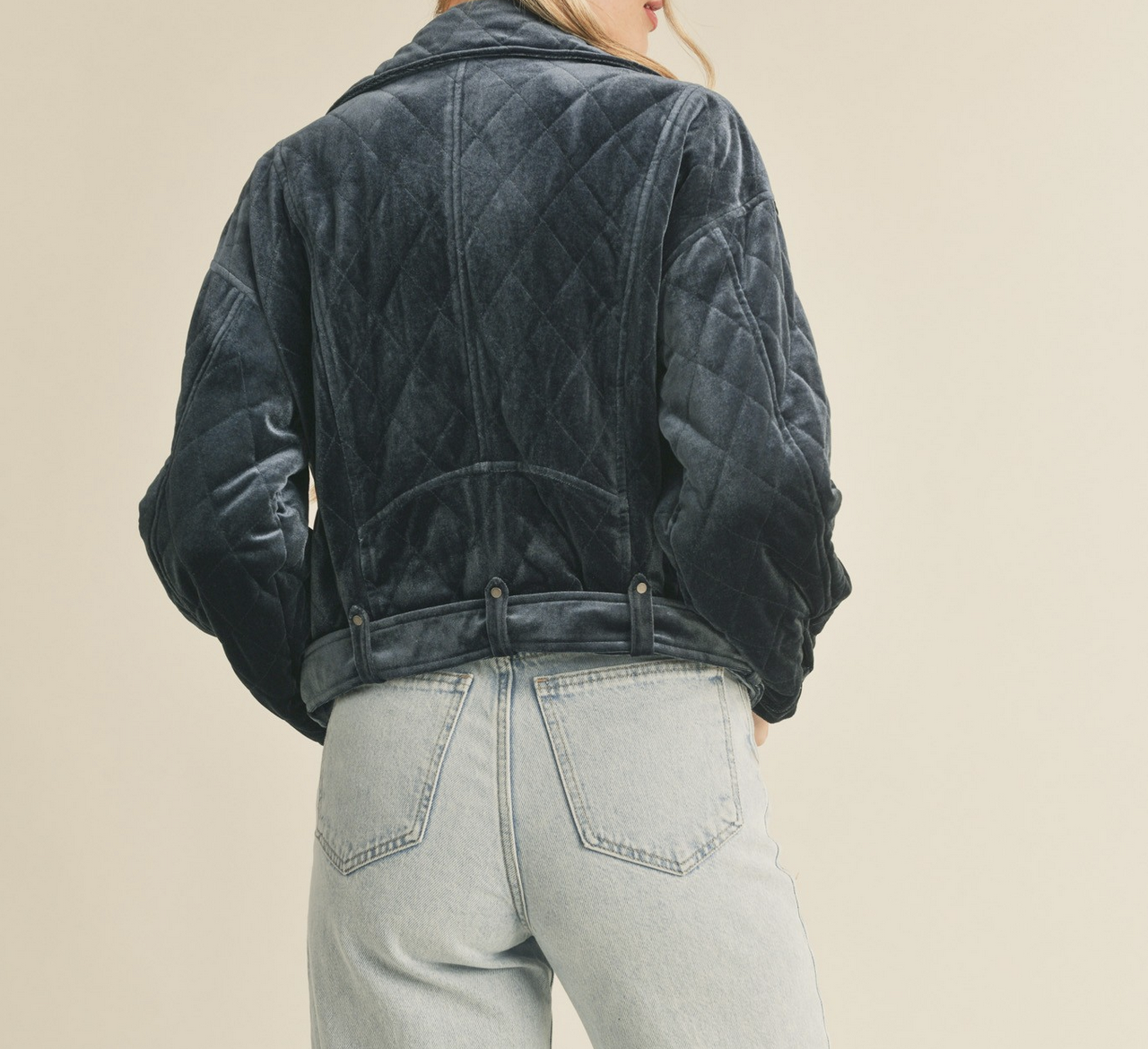 &Merci "Velvet Addiction" Moto Jacket
