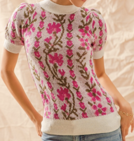 So Me "We Wear Pink on Wednesdays" Sweater Top