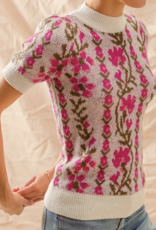 So Me "We Wear Pink on Wednesdays" Sweater Top