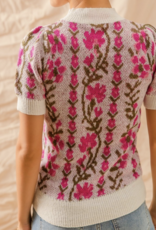 So Me "We Wear Pink on Wednesdays" Sweater Top