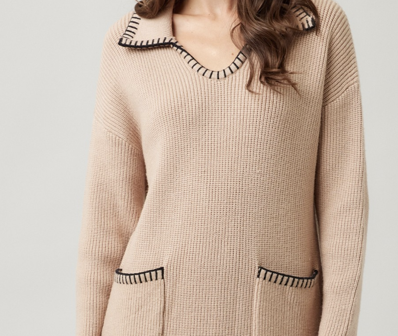 Illa Illa "Living On The Edge" Sweater Dress