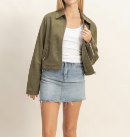 HyFve "Zip It" Suede Jacket