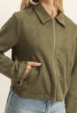 HyFve "Zip It" Suede Jacket