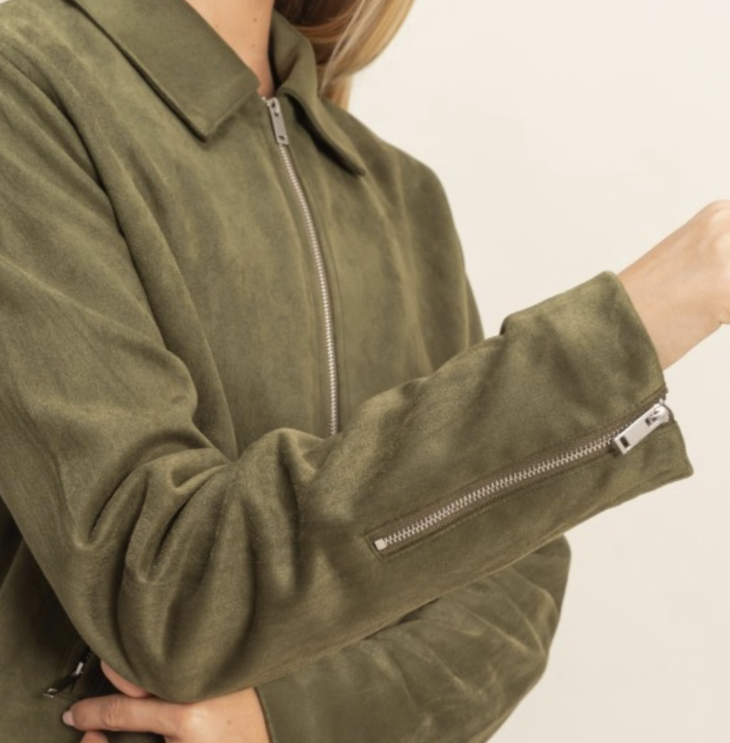 HyFve "Zip It" Suede Jacket