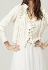 Illa Illa "You Ruffle My Feathers" Cardigan
