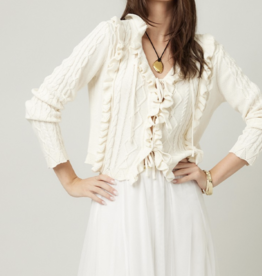 Illa Illa "You Ruffle My Feathers" Cardigan