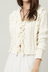 Illa Illa "You Ruffle My Feathers" Cardigan