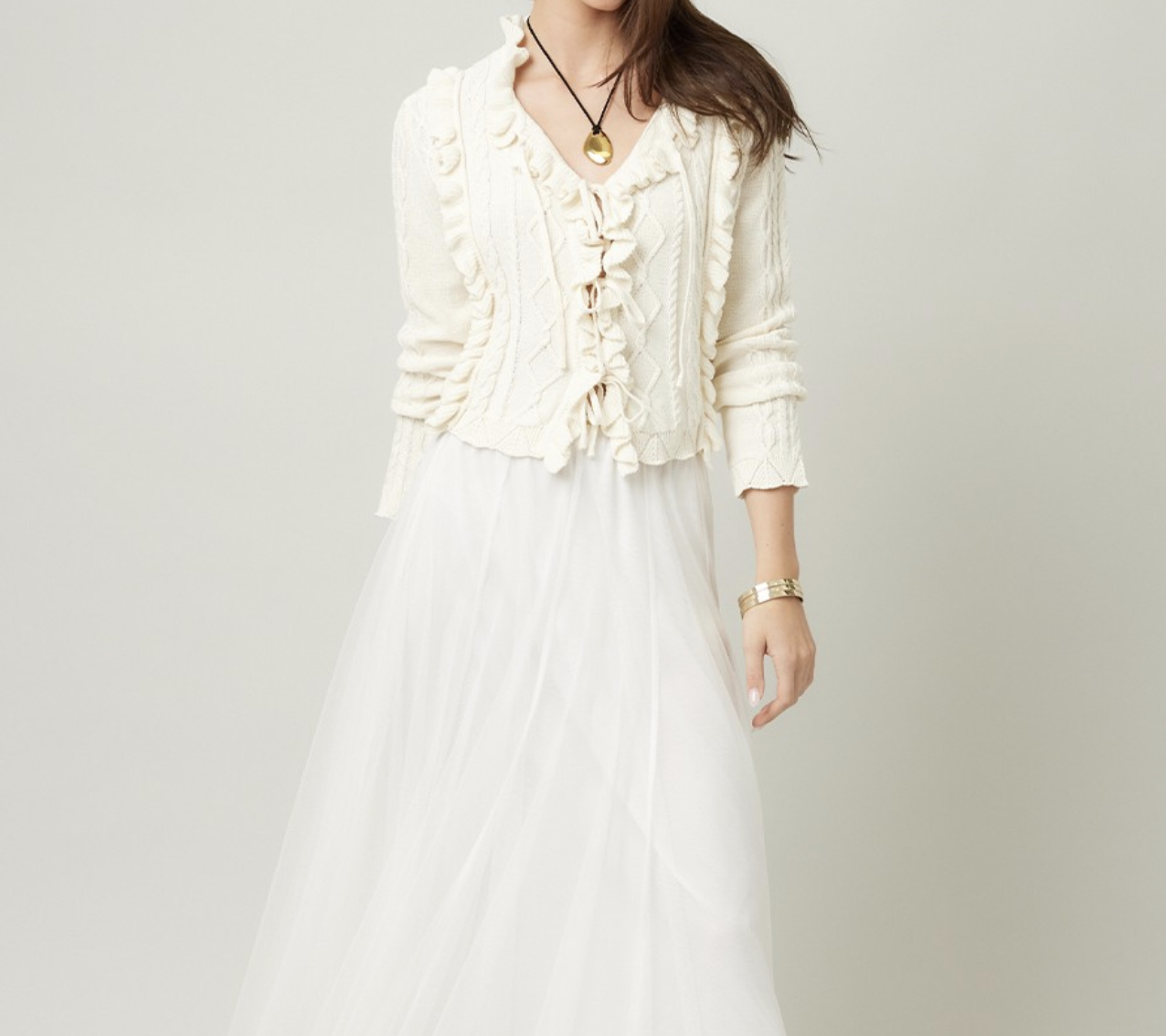 Illa Illa "You Ruffle My Feathers" Cardigan