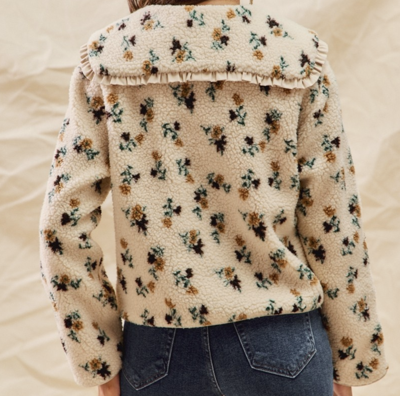 So Me "Show Your True Collars" Sherpa Jacket