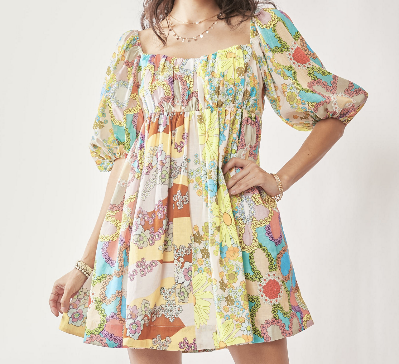 Davi&Dani "In The Valley Of The Dolls" Mini Dress