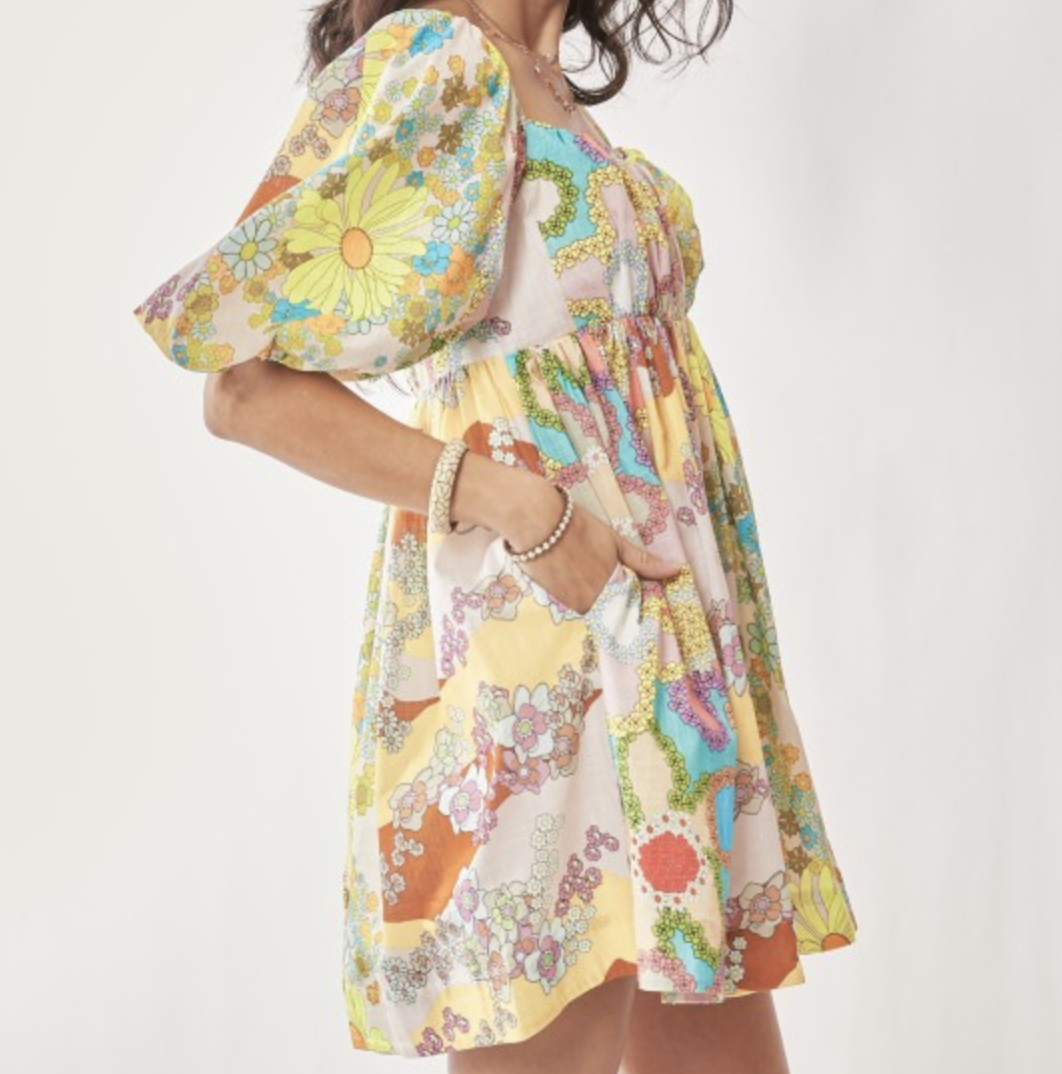 Davi&Dani "In The Valley Of The Dolls" Mini Dress