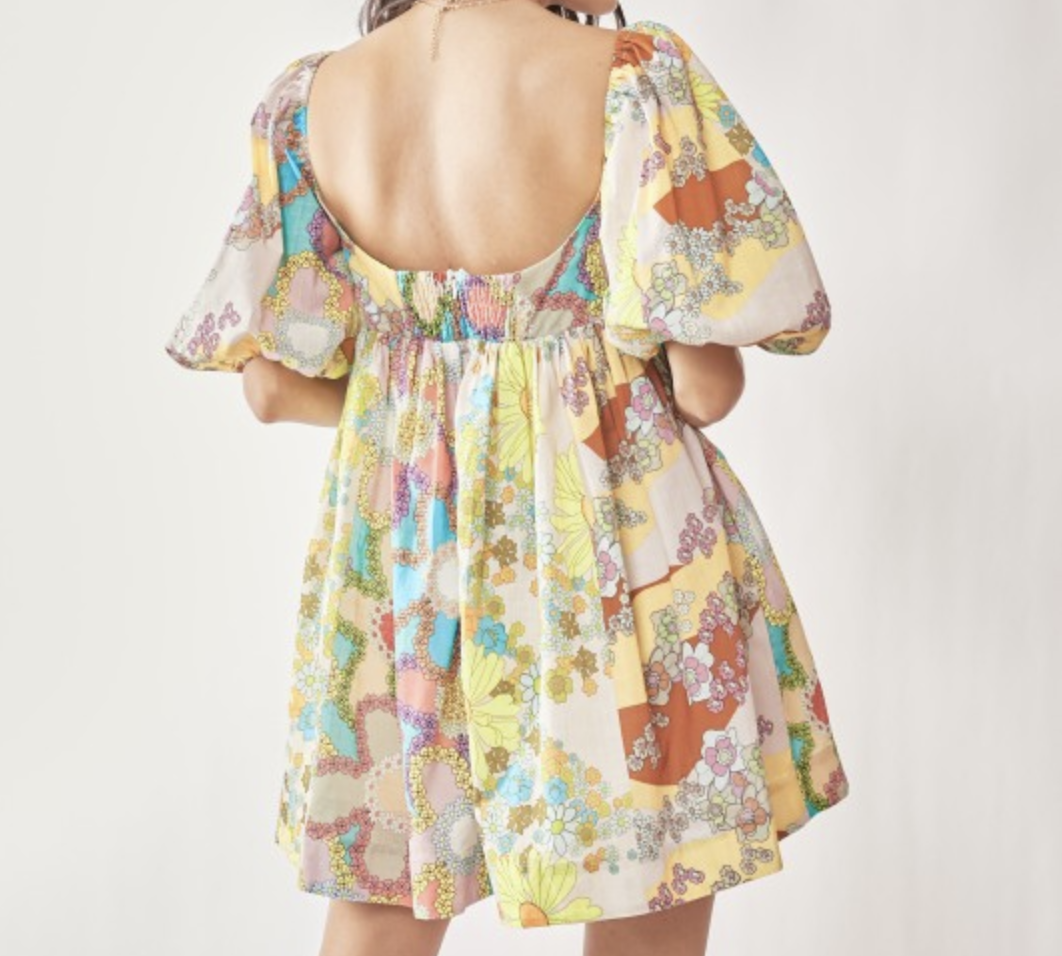 Davi&Dani "In The Valley Of The Dolls" Mini Dress