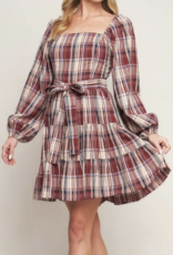 Flying Tomato "In A Plaid World, Only The Plaid Are Sane" Mini Dress