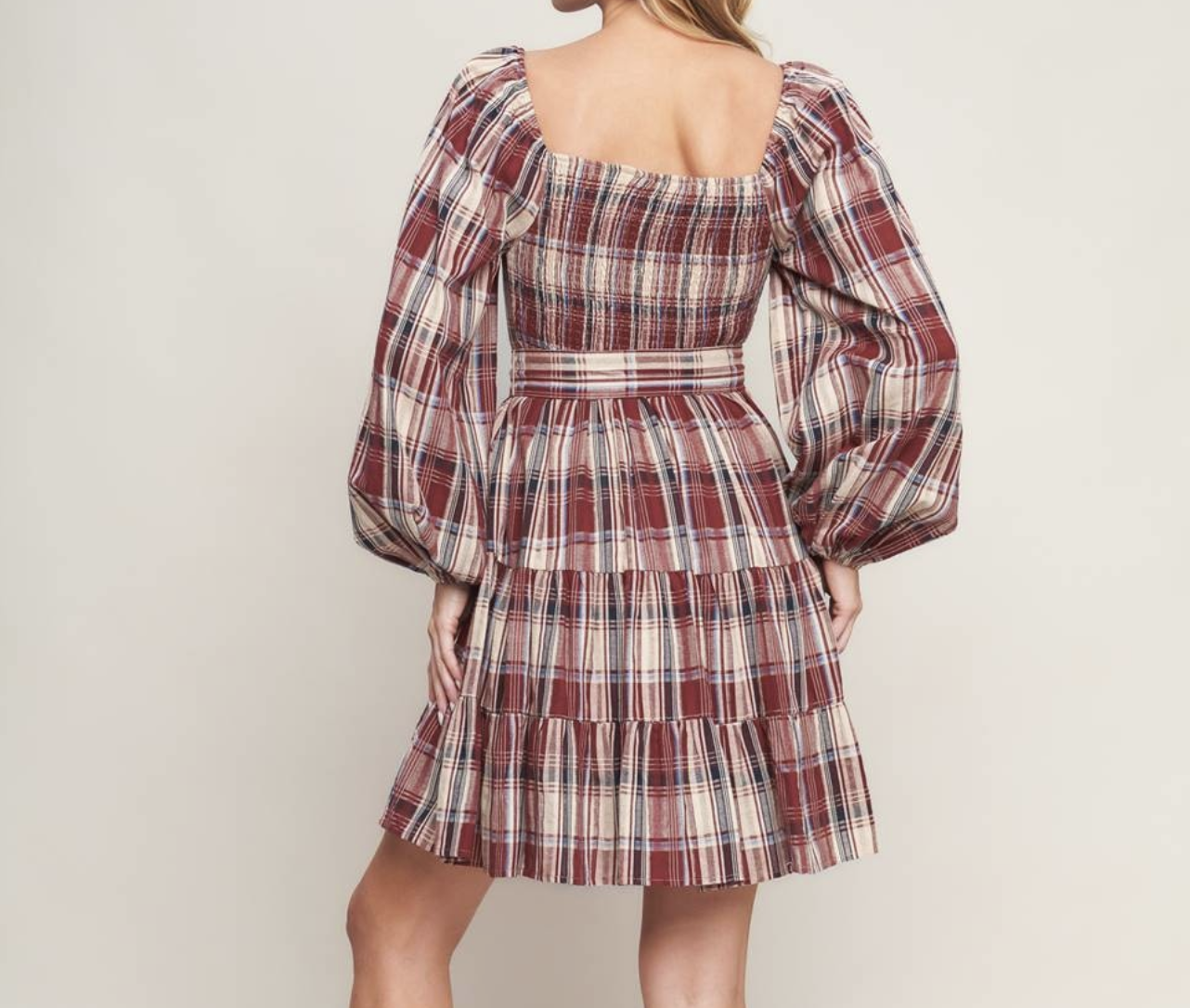 Flying Tomato "In A Plaid World, Only The Plaid Are Sane" Mini Dress